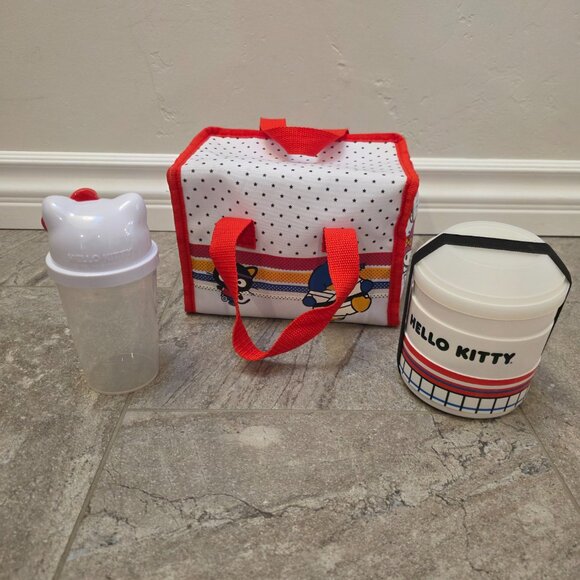 2019 Sanrio Hello Kitty Friends Insulated Lunch bag Cooler Tote Bag 8x5x6 cup - Picture 3 of 10